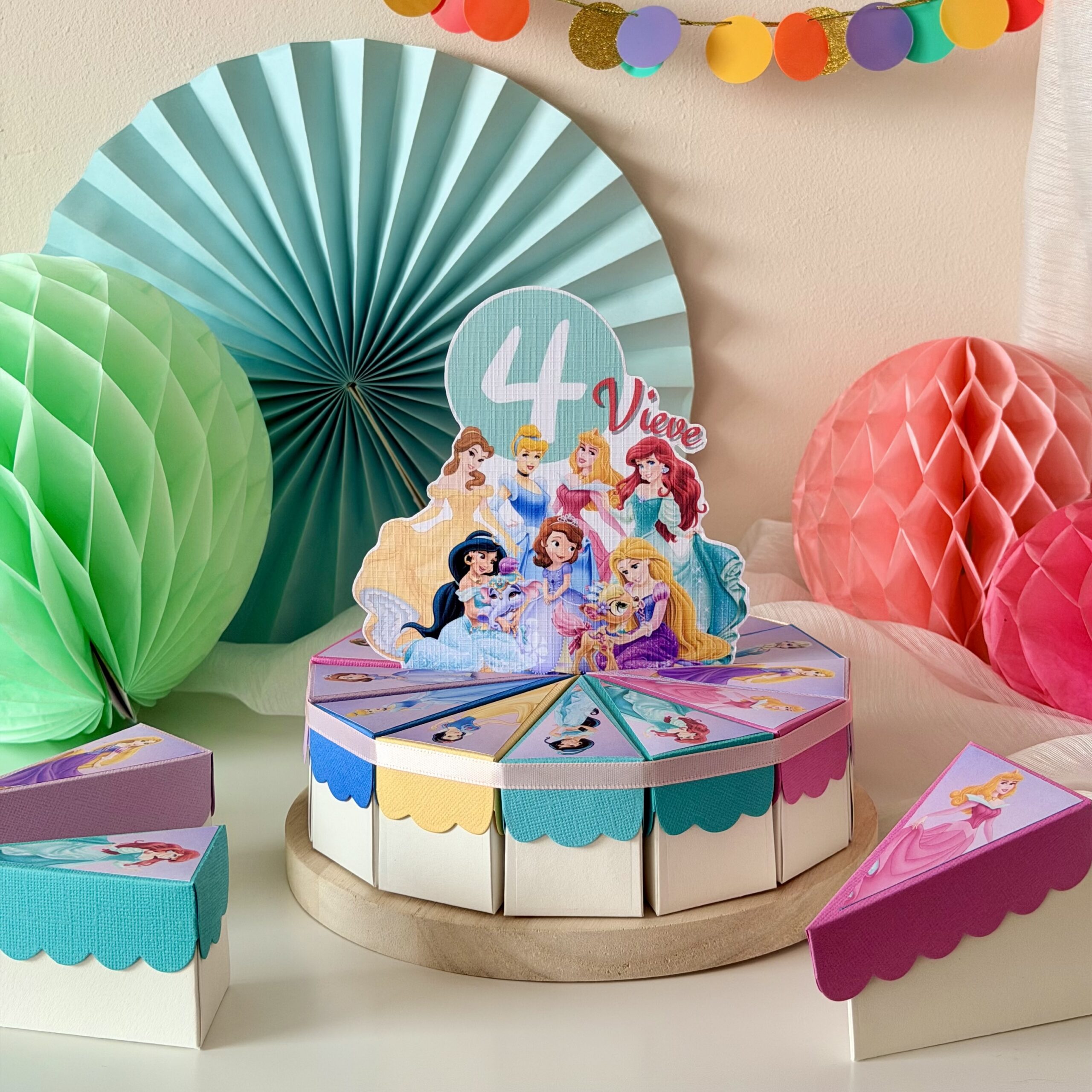 Prinsessen Traktatie Meisjes taartpunt doosjes Disney Princess voor schooltraktatie